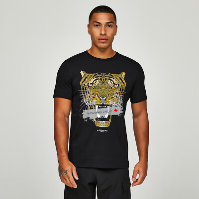 Tiger Alessandro Shirts Alessandro Zavetti Growler Dot T-Shirt Jet