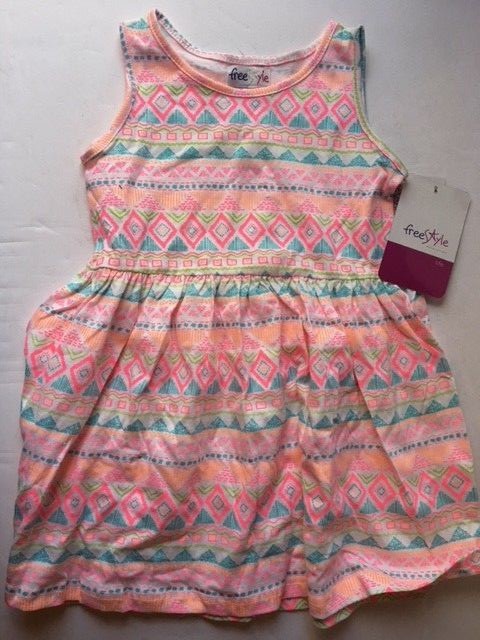 4t boho dress New Tommy Bahama 4T Dress Toddler Girl Embroidered Colorful Tassel Boho Summer