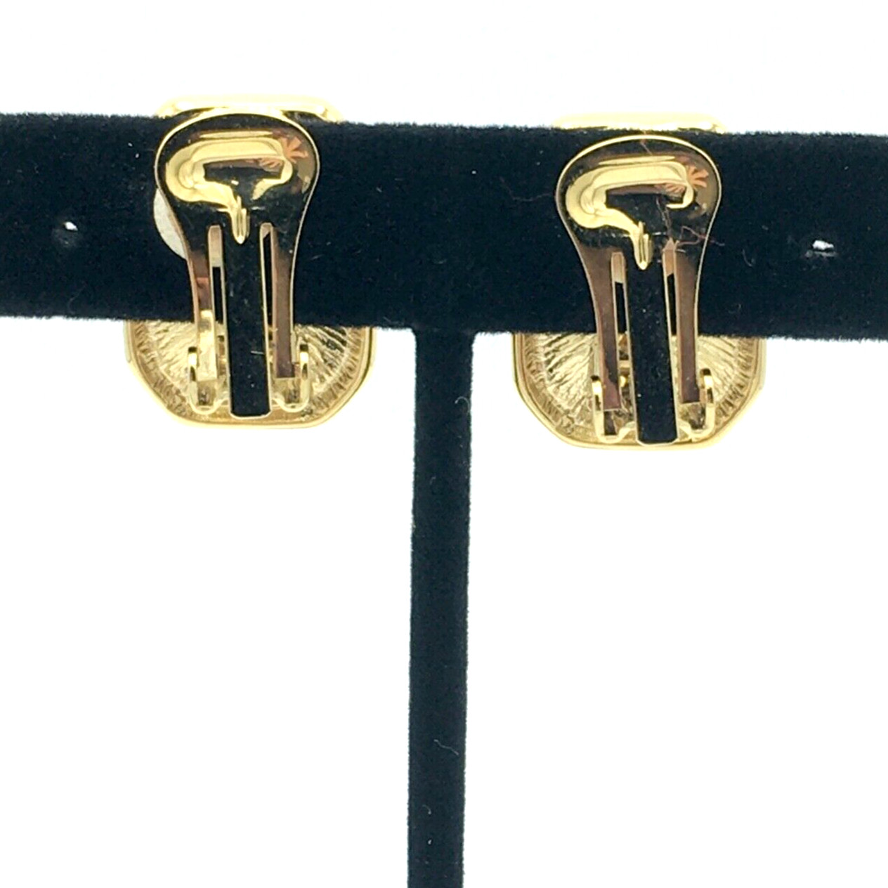 KENNETH JAY LANE multicolor rhinestone clip earri… - image 4