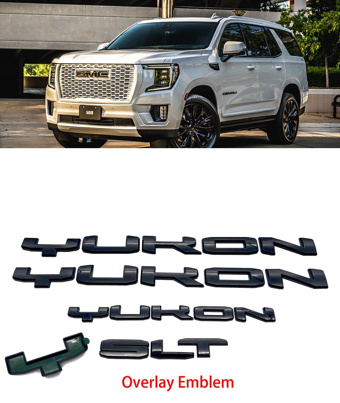 GMC Accessories Yukon AT4 Emblems In Black - Foto 5