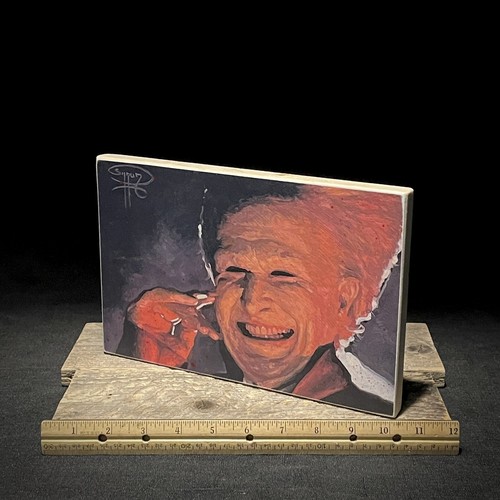 Dracula Art Print Wood Mounted Wall Hanger Home Decor - 第 2/5 張圖片