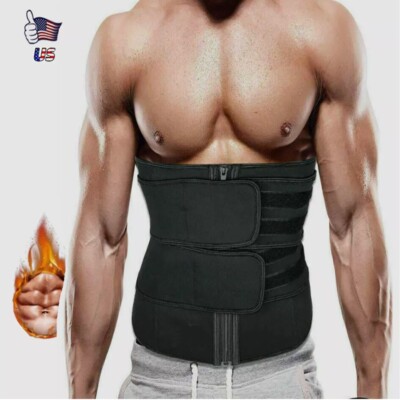 Women Men Trimmer Belt Waist Trainer Sweat Shaper Stomach Fat Burner Weight Loss