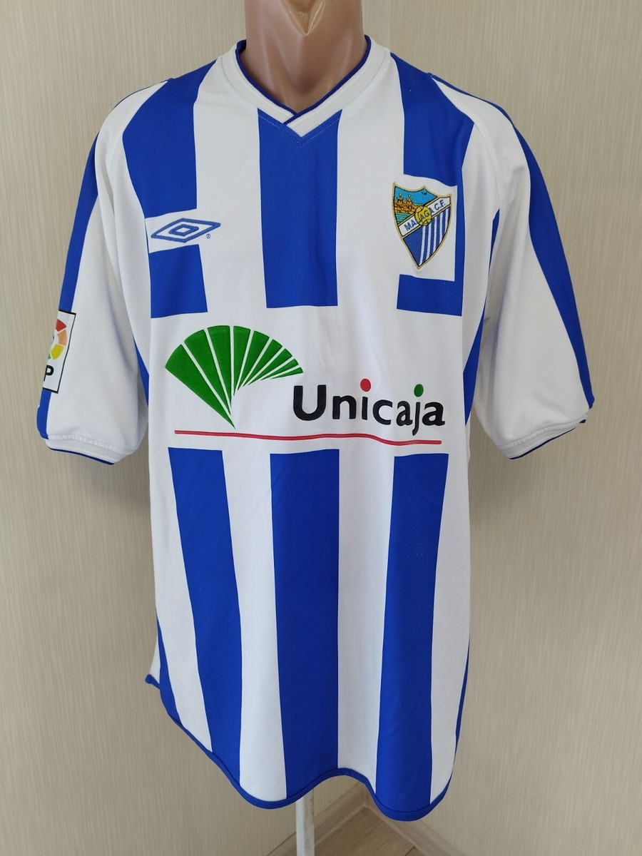 【美品】マラガCF 2002-03 シーズン ホームユニフォーム Umbro Malaga football jersey vintage home shirt 2002-2003 Umbro size XL