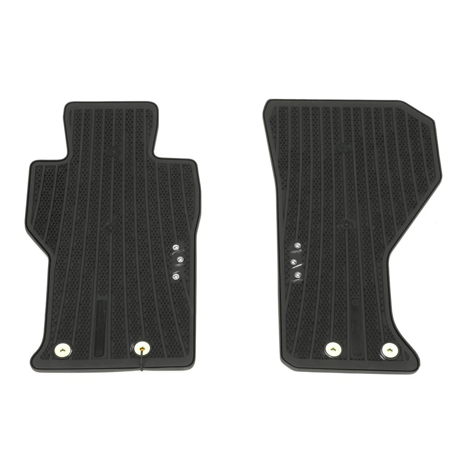 2016-2022 Mazda MX-5 Miata Front Black All Weather Floor Slush Mats OEM NEW - Image 2 of 3