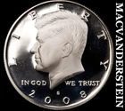 2008-S Silver Kennedy Half Dollar - Choice Gem Proof  Lustrous  #K4205