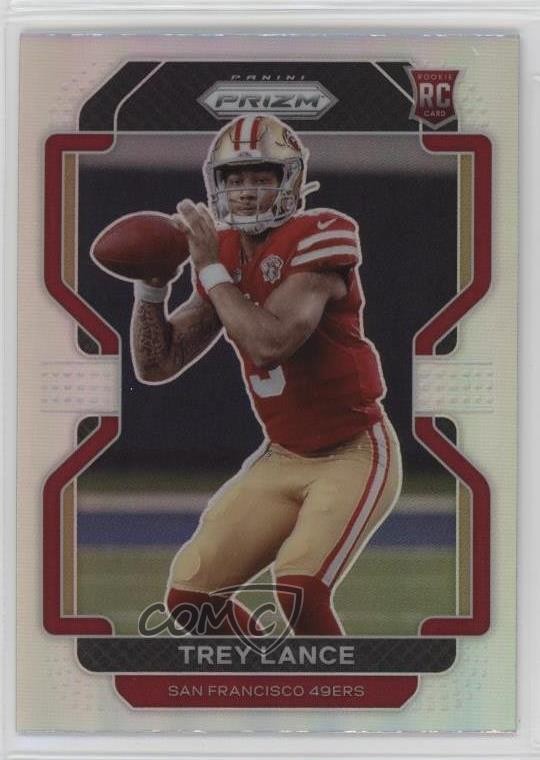 2021 Panini Prizm Rookie Variation Silver Prizm Trey Lance #V-333 ms9