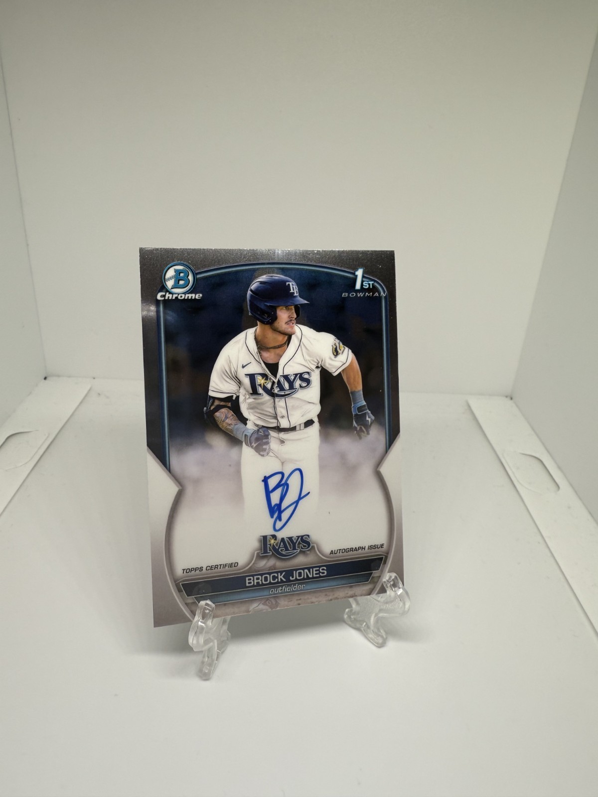 2023 Bowman Brock Jones Chrome Auto 1st Prospect #CPA-BJ Rays