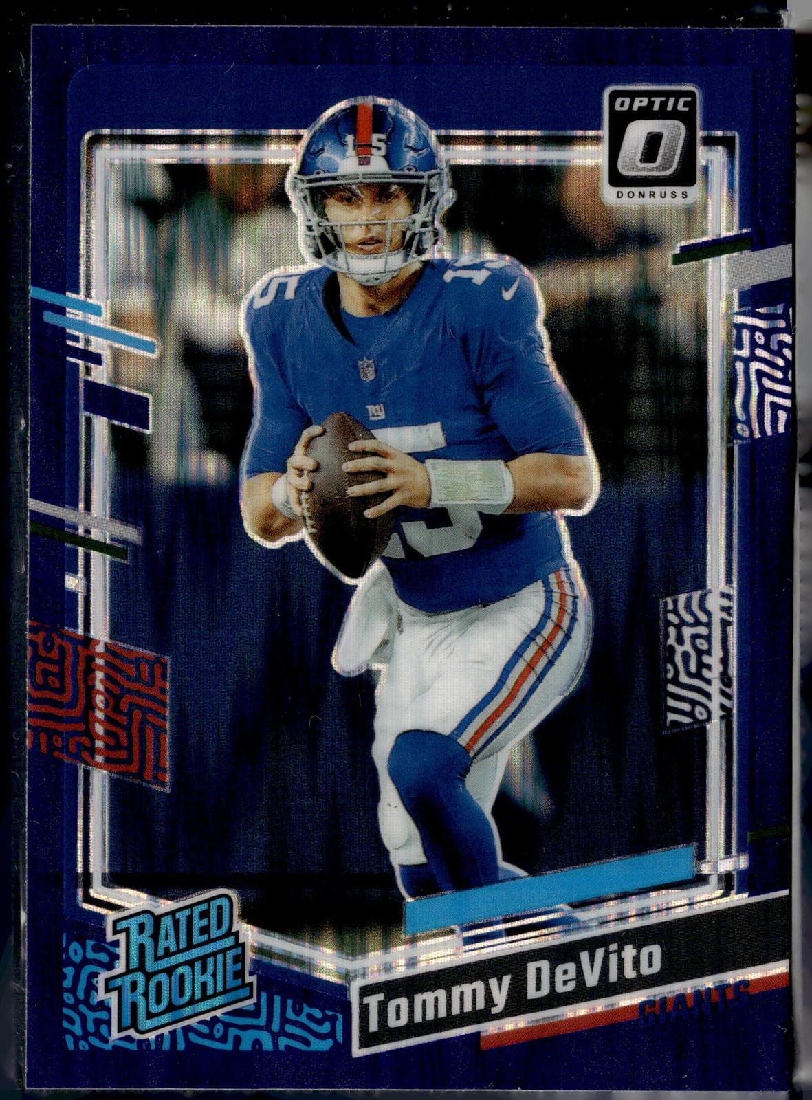 2023 Donruss Optic #280 Tommy DeVito Purple Shock Rated Rookie RC