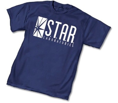 DC Star Labs Laboratories Logo Adult Licensed T-Shirt - Flash Arrow