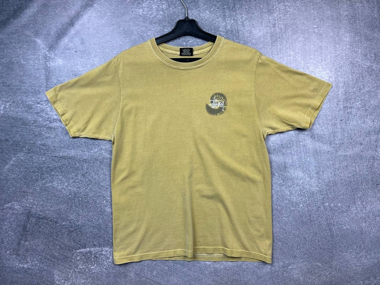 Stussy Tie Dye Graphic Tee Shirt Streetwear Essential