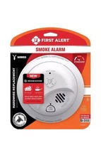 First Alert 9120B/ SMI100-AC Smoke Detector & Alarm, AC Powered Battery Backup