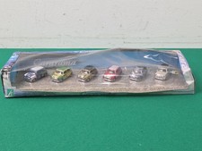 1:72 Cararama 6 x BMC Mini Cooper Die-Cast Car Set Hongwell HO/OO Gauge