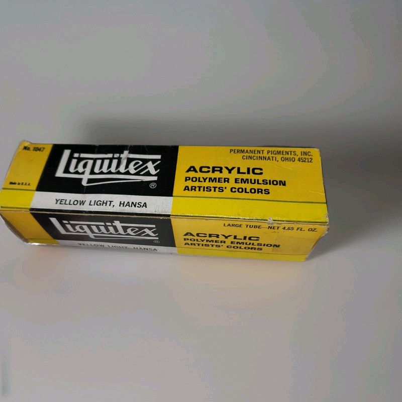 Liquitex Vintage Yellow Light, Hansa Acrylic Paint Paint Artists Color