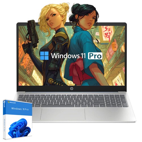 HP Laptop 15.6"FHD Computer Touchscreen Intel i3 N305 UpTo 32GB RAM 2TB Win11Pro