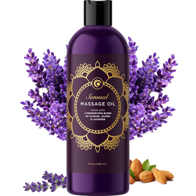 Aromatherapy Sensual Massage Oil for Couples - Relaxing Full Body Massage Oil fo