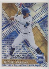2019 Panini Elite Extra Edition Aspirations Blue 47/75 Miguel Vargas #93 04lu