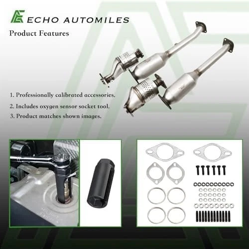 4pcs Catalytic Converter for Nissan Frontier 2005-2019 Pathfinder Equator NV1500 - Изображение 2 из 4