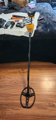 Garrett ACE 400 Metal Detector with Waterproof Coil Pro-Pointer AT and Carry Bag