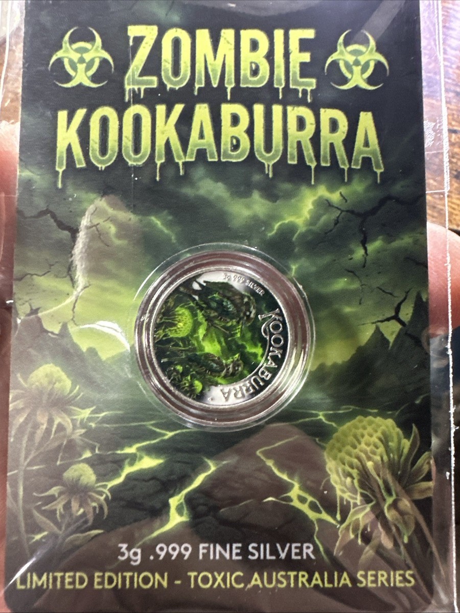 Limited Edition Toxic Australia Series Zombie Kookaburra 3gFine