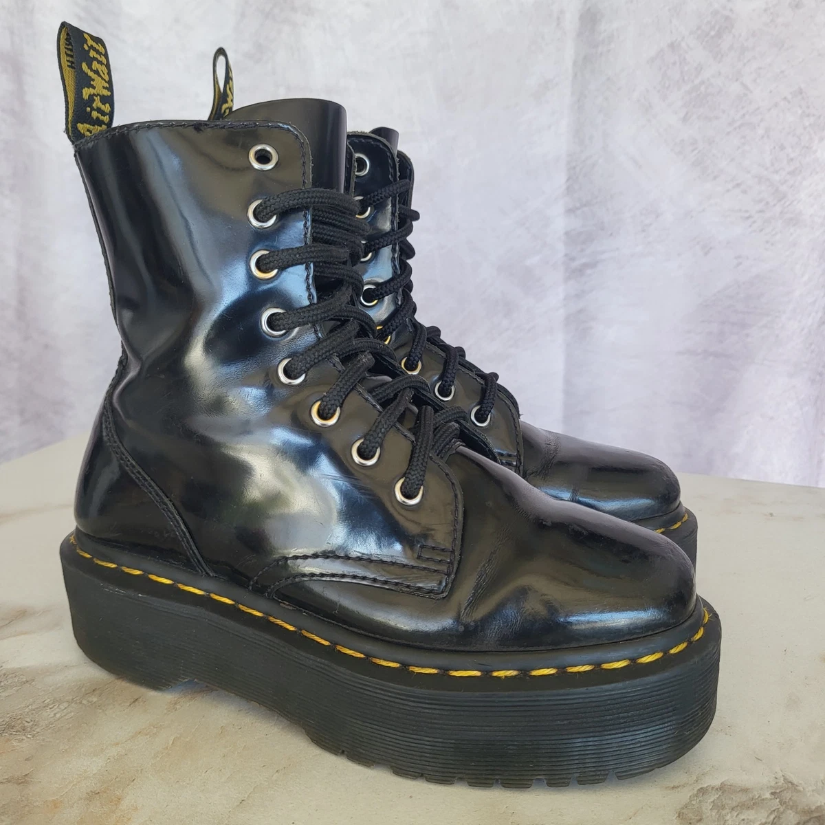 Dr. Martens Jadon Black Boots for Women for sale - eBay