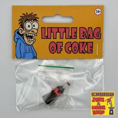 THE SCARBOROUGH JOKE SHOP Bag of Coke Joke ~ Silly Cola Novelty ~ Funny Drug Humour ~ Gag Gift Present