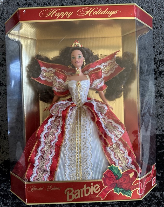 1997 Holiday Barbie Happy Holidays Special Edition Barbie doll new in box #17832