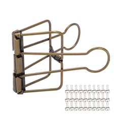 30Pcs Wire Clips 2 Inch Hollow Out Strong Clamping Multi Purpose Small