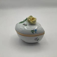 Herend Kimberly Heart Shaped Lidded Box