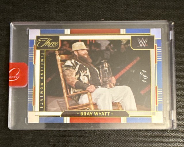 2024 Panini Three Count WWE BRAY WYATT Timeless Moments PLATINUM 1/1