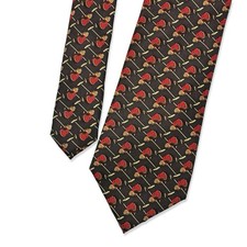 Lauren Ralph Lauren Men's VTG 100 Equestrian Print Necktie Tie 58"