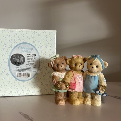 Cherished Teddies 4002832 Liza, Barbie And Ashlyn Friends Are Forever NIB