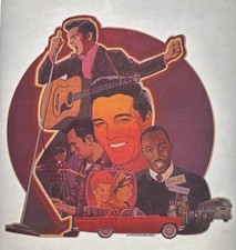 Original Vintage 1977 Elvis Presley Iron On Transfer