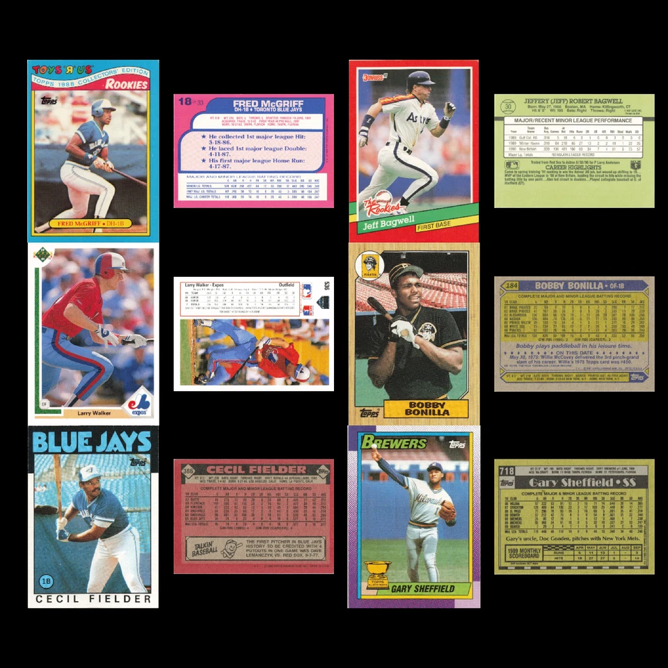 Lote 54 Copos de Ouro Enormes Novatos Segundo Ano Estrelas de Beisebol HOF McGwire McGriff - Imagem 3 de 4