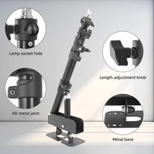 Metal Wall Mounting Light Stand Triangle Boom Arm Photography Strobe Light