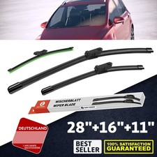 Scheibenwischer Satz Für VW Golf Sportvan AM1 AN1 Touran 5T1 2015 A557S + A282H