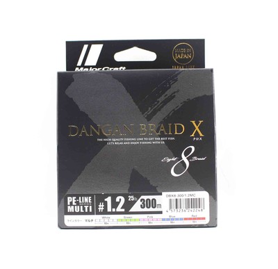 Major Craft Dangan Braid X Linie X8 300m P.E 1.2 Multi DBX8-300/1.2MC (2248)