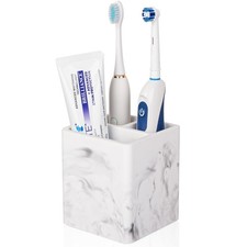 Diatomite Toothbrush Holders Tooth Brush Organizer - Marble White