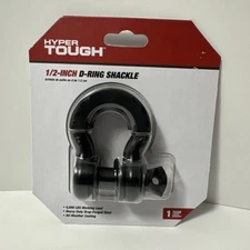 Hyper Tough 1/2 Inch D-Ring Shackle, 4,000 Lbs Working Load, New, Free Shipping