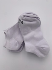 K. Bell White No Show Women's Socks 10 Pairs Size 4-10 NEW