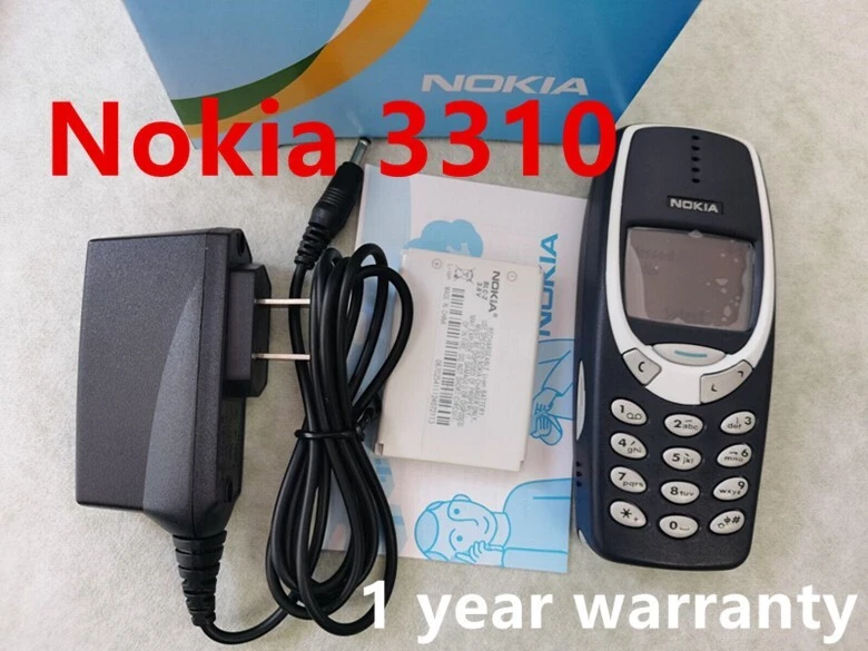 Original Nokia 3310 Blue Unlocked 2G GSM 900/1800 Good Quality Cellular Phone - Image 3 of 4