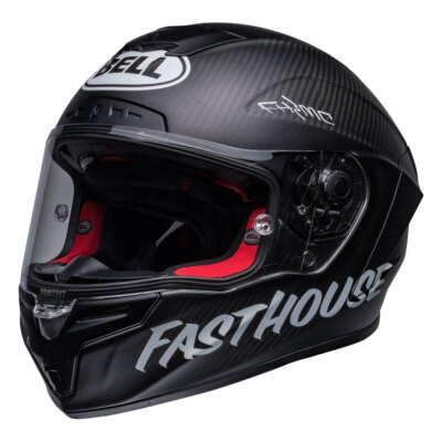 Integral Helm BELL RACE STAR FLEX DLX Fasthouse Street Punk Neu Schwarz Glänzend