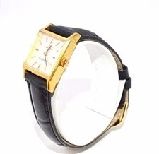 W357-OMEGA LADYMATIC AUTOMATIC OFF WHITE DIAL GOLD-PLATED WATCH 3