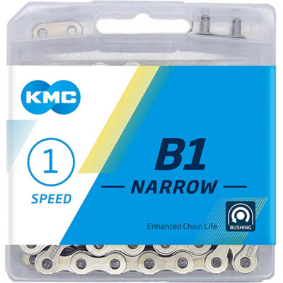KMC Kette B1 Narrow 112 Glieder, silber, für alle 1-fach/5-fach/6-fach-Systeme 