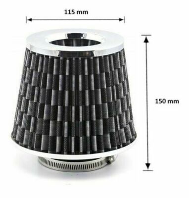 Filtre à Air Sport Direct à Admission Carbone 76mm - Pour Audi/VW - Neuf - Autonet