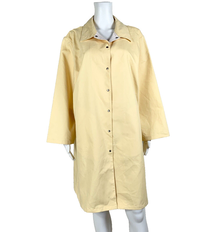 EILEEN FISHER Coat Jacket - Snap-Button - Size Extra Large - NTSF