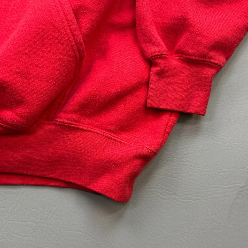 NC State Wolfpack Hoodie Mens XL Red Embroidered Logo Spell Out Pullover NCAA - Image 2 of 4