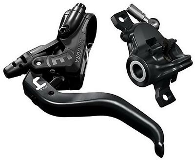 Magura MT4, 2 Finger Aluminium Leitbau Hebel, Fahrrad, MTB Bremse inkl. Manual