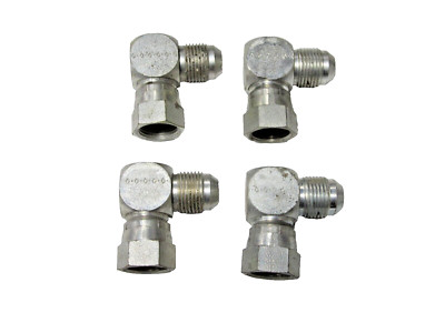 (4) 6500-08-08 HYDRAULIC FITTING  1/2'' JICM X 1/2'' JICF SWIVEL 90 DEGREE