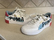 Puma Cali Novelty Jr. Girls White Sneakers 373038-01 Youth Size 4.5c Retail 120