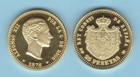 ALFONSO XII  25 PESETAS 1.878 #18-78 EM M Madrid Oro Proof SC Réplica 